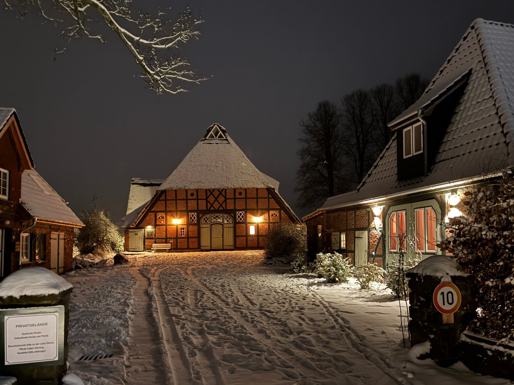 Lindenhof im Winter